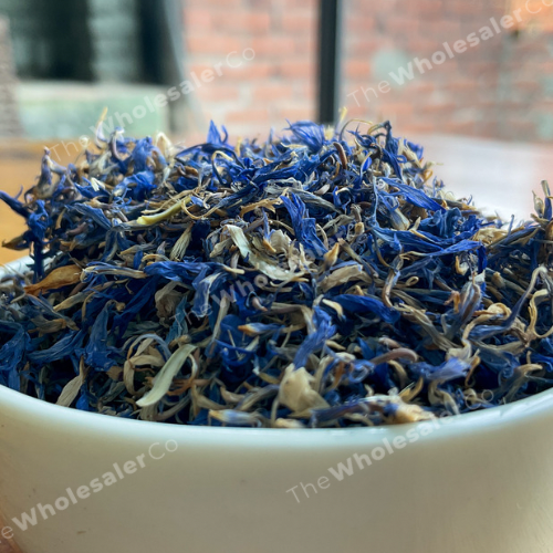 زهرة الذرة الزرقاء المجففة - Centaurea cyanus - زر البكالوريوس
