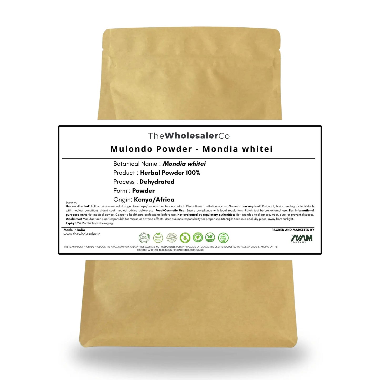 Mulondo Powder - Mondia whitei Bulk Supplier@TheWholesaleCo Prices